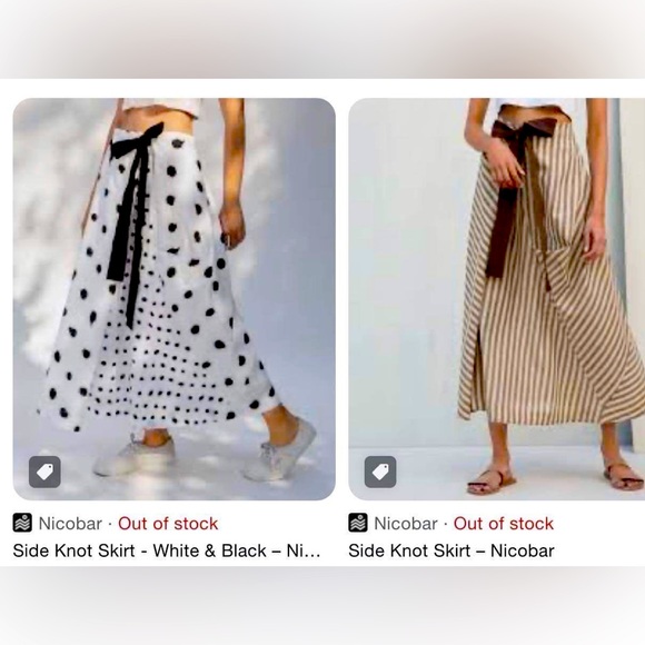 nicobar Dresses & Skirts - Nicobar side knot skirt